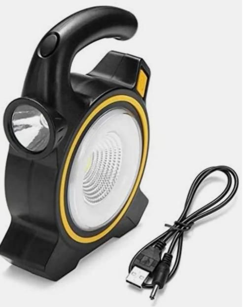 Solar Rechargeable White LED COB Work Light