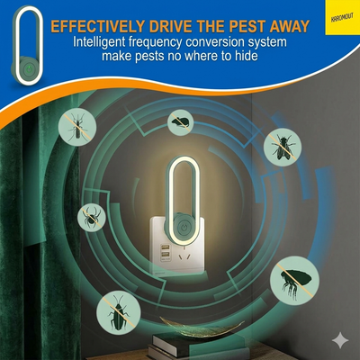 Electric Mosquito Killer Bug Zapper Lamp — Indoor & Outdoor UV Trap